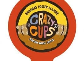 Crazy Cups Bananas Foster Flambe Medium Roast K cups®  22ct