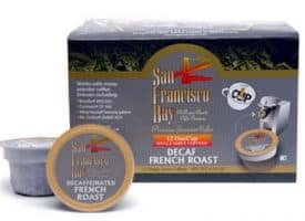 San Francisco Bay Decaf French Roast Dark Roast Single Serve One Cup 12ct