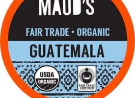 Maud's Righteous Blends Organic Guatemalan Medium Roast Recyclable Coffee Pods 96ct