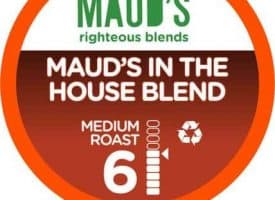 Maud's Righteous Blends House Blend Medium Roast Recyclable Coffee Pods 100ct