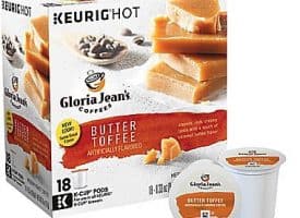 Gloria Jean's Butter Toffee Medium Roast K cups®  18ct