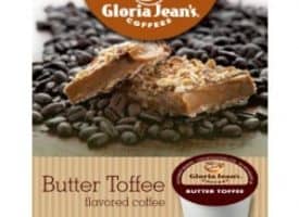 Gloria Jean's Butter Toffee Medium Roast K cups®  24ct