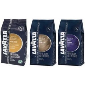 Lavazza Whole Bean Coffee Sampler Premium Blends - Three 2.2lb bags