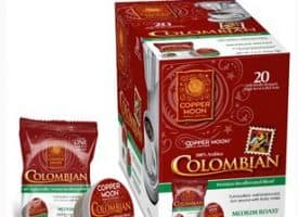 Copper Moon Decaf Colombian Medium Roast Single Cups 20ct