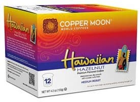 Copper Moon Hazelnut Medium Roast Single Cups Aroma Cups 12ct