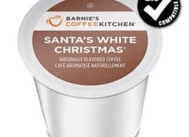 Barnie's Coffee Kitchen Santa's White Christmas Medium Roast K cups®  24ct