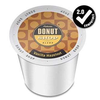 Authentic Donut Shop Blend Vanilla Hazelnut Medium Roast Single Serve ...