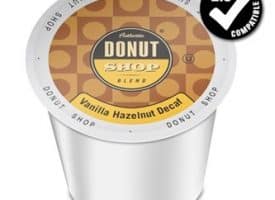 Authentic Donut Shop Blend Decaf Vanilla Hazelnut Medium Roast K cups®  24ct