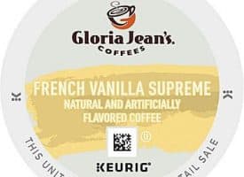 Gloria Jean's French Vanilla Supreme Medium Roast K cups®  96ct