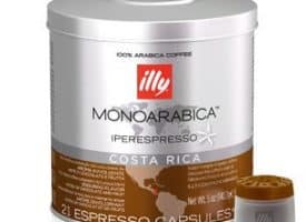 Illy's Monoarabica Costa Rica Medium Roast iperEspresso Capsules 21ct