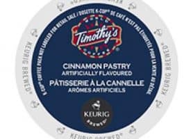 Timothy's Cinnamon Pastry Medium Roast K cups®  24ct