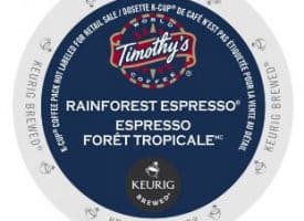 Timothy's Rainforest Espresso Dark Roast K cups®  24ct