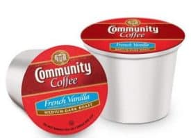 Community Coffee French Vanilla Medium Dark Roast K cups®  12ct
