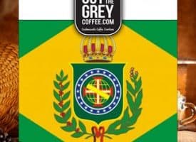 Out of the Grey Coffee Brazil Daterra Sweet Yellow Whole Bean Medium Dark Roast Coffee 12oz