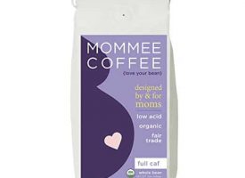 Mommee Coffee Full Caff Organic Whole Bean Medium Roast Coffee 12oz