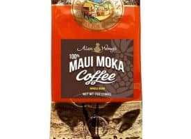 Royal Hawaiian Maui Moka Whole Bean Medium Roast Coffee 7oz