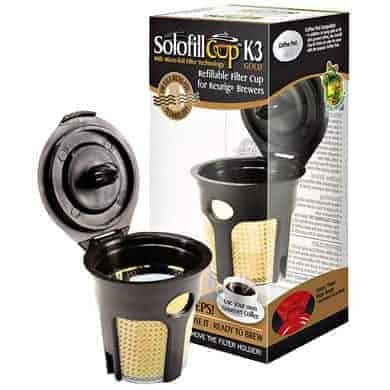 Solofill K3 Gold for Use with Keurig Brewers - Senseo Adapter