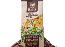 Cafe Britt Jaguar Blend Whole Bean Medium Dark Roast Coffee 12oz