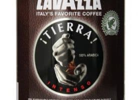 Lavazza Tierra Whole Bean Espresso Coffee Dark Roast 10oz