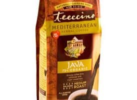 Teeccino Herbal Coffee Java Ground Medium Roast Coffee 11oz