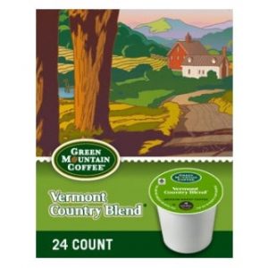 Green Mountain Coffee Vermont Country Blend Dark Roast KCups 24ct