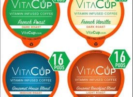 VitaCup Coffee Lover's Bundle Healthy Coffee Pods 64ct