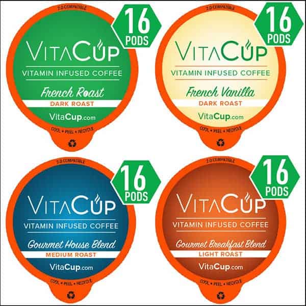 VitaCup Coffee Lover's Bundle Healthy Coffee Pods 64ct Best Quality