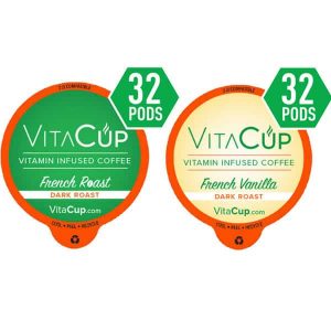 VitaCup Dark Roast Lover's Bundle Vitamin Coffee Pods 64ct