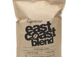 Capresso East Coast Whole Bean Medium Roast Coffee 1lb
