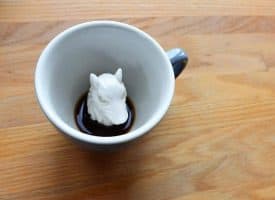 Creature Cups Specialty Coffee Mugs - Wolf Mug