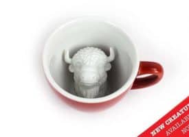 Creature Cups Specialty Coffee Mugs - Bison Mug