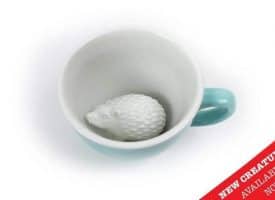 Creature Cups Specialty Coffee Mugs - Hedgehog Mug