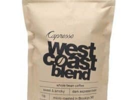 Capresso West Coast Whole Bean Medium Roast Coffee 1lb