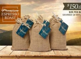 Lifeboost Coffee Organic Espresso Whole Bean Dark Roast Coffee Bundle 72oz
