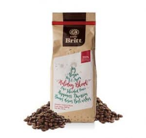 Cafe Britt Holiday Blend Whole Bean Medium Roast Coffee 12oz