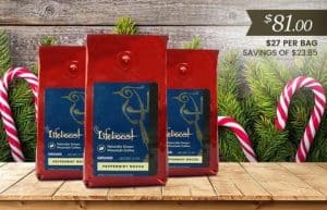 Lifeboost Coffee Organic Pepper Mint Mocha Medium Roast Coffee 36oz Bulk Coffee