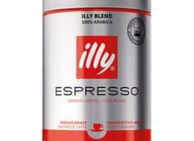 Illy's Moka Stove Top Ground Medium Roast Coffee 8.8oz (case of 6)