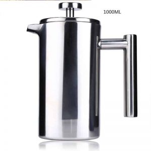 1000ml Barista Quality Coffee French Press with Double Wall