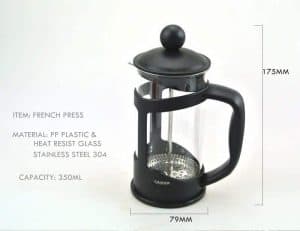 350ml Barista Quality Coffee French Press