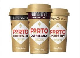 Forto Organic Coffee Shot 100mg Variety Pack 6ct