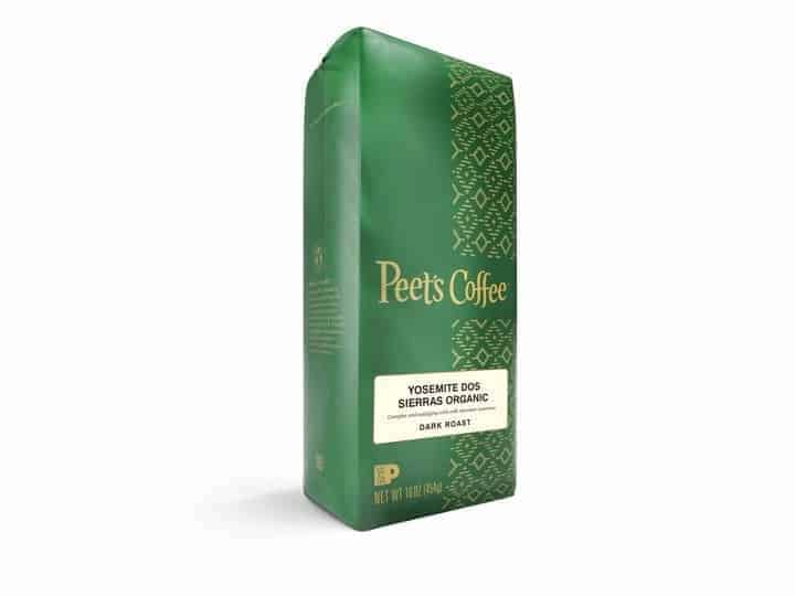 Peet's Coffee Organic Yosemite Dark Roast 16oz Best Quality Coffee