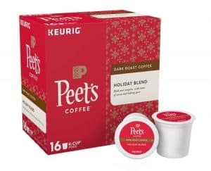 Peet's Coffee Holiday Blend Dark Roast K Cups 16ct - Seasonal