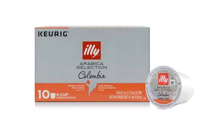 Illy Colombia Medium Roast K-Cup Pods 10ct (Arabica Selection)