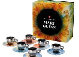 Artistic Espresso Cups from illy Art Collection Marc Quinn (Set of 6)