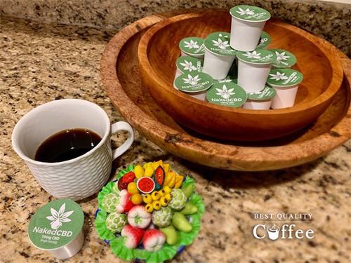 NakedCBD Decaf CBD K Cups 12 Count - CBD Coffee - Image 3