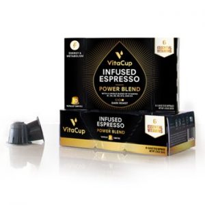 VitaCup Power Blend Dark Roast Espresso Capsules 10ct