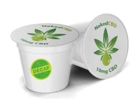 Naked CBD Decaf K Cups 12 Count - CBD Coffee