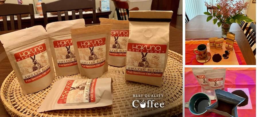 Hakuna CBD Coffee Review - Awaken Blend Hemp Coffee