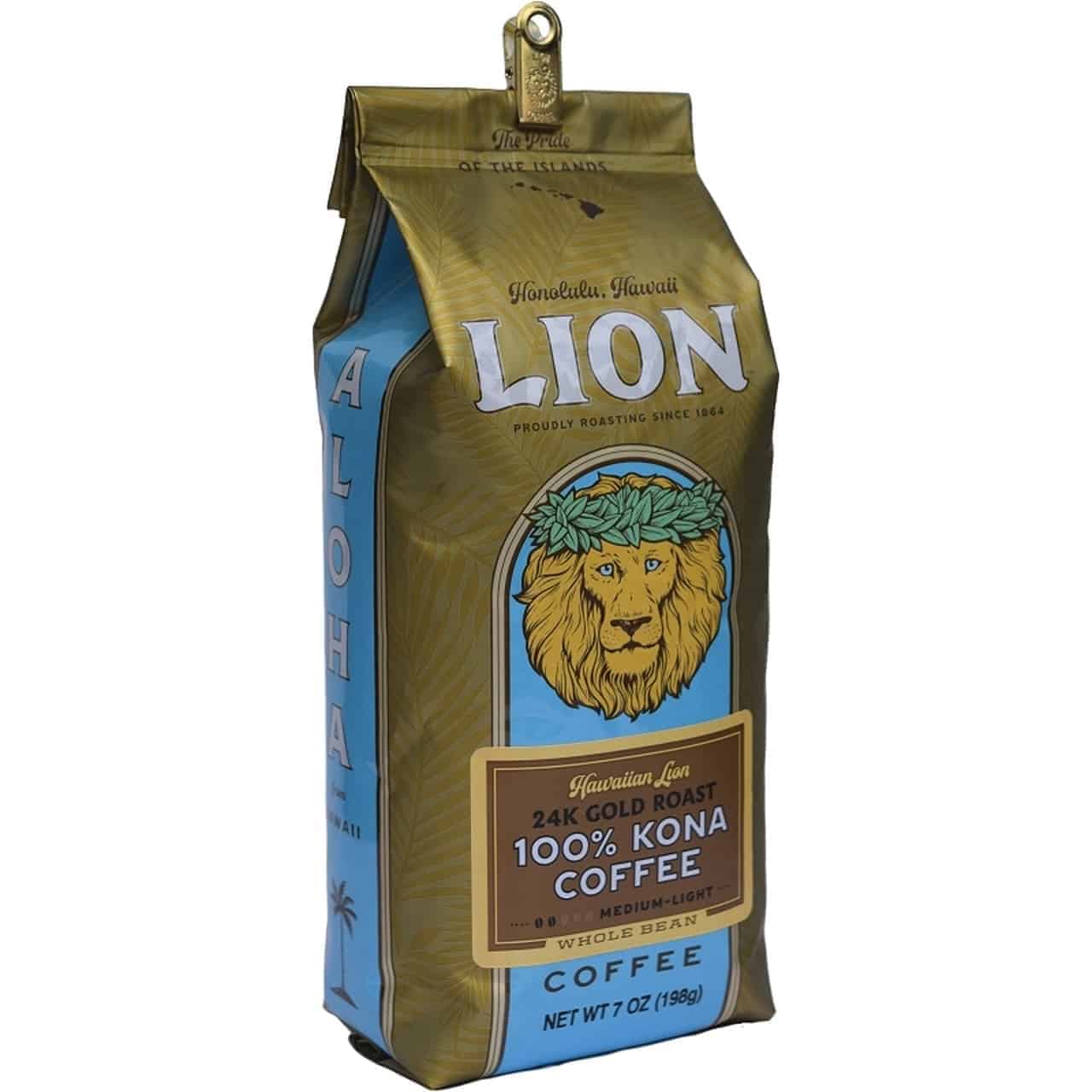 LION 24Karat Kona Coffee