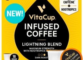 VitaCup Lightning Blend Dark Roast Coffee Pods16ct